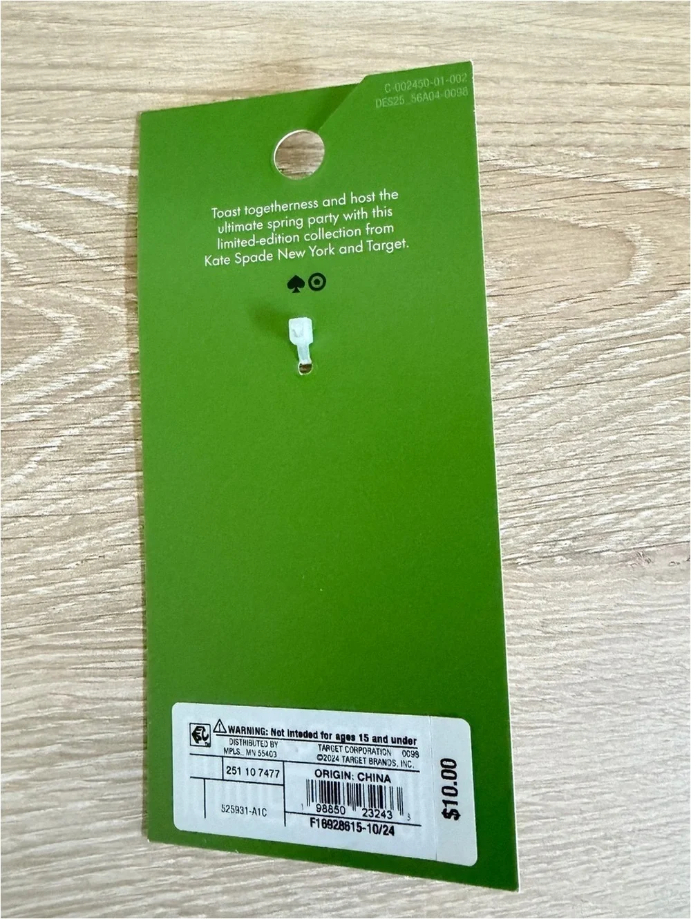 kate spade new tags